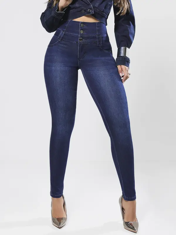 Calça Cintura Perfeita Pit Bull Jeans Modeladora Empina Bumbum