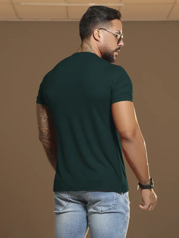 Camiseta Masculina Gola O Sofisticada e Casual Pit Bull Jeans