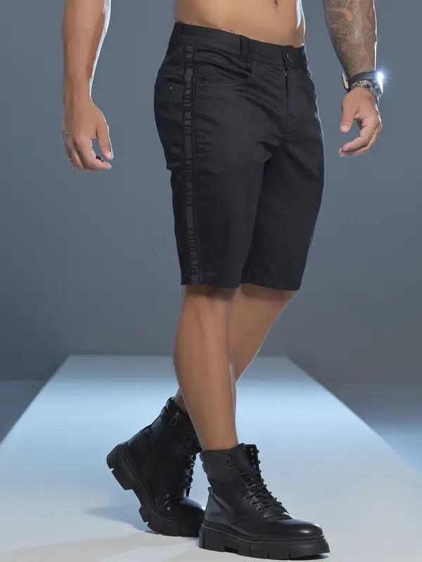Bermuda Masculina Estilosa e Casual com Elástico Lateral Pit Bull Jeans Luxo