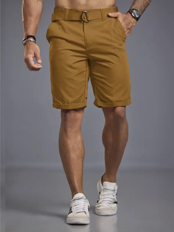 Bermuda Masculina com Cinto Casual e Versátil Pit Bull Jeans