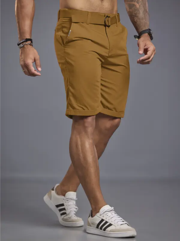 Bermuda Masculina com Cinto Casual e Versátil Pit Bull Jeans