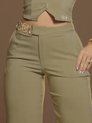 Calça Pantalona Alfaiataria Pit Bull Jeans Elegante e Sofisticada