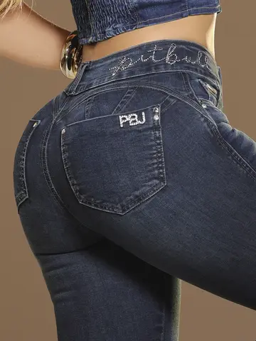 Calça Skinny Modeladora e Refinada com Bordado Manual Pit Bull Jeans