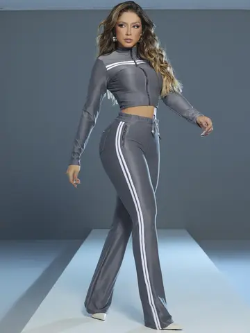 Calça Feminina Modeladora e Refinada Pit Bull Jeans com Faixas Laterais