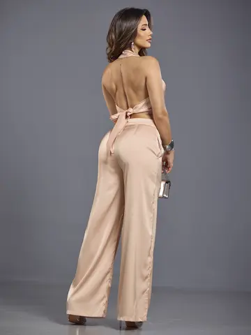 Conjunto Calça e Cropped Empório Pit Bull Sofisticado e Refinado