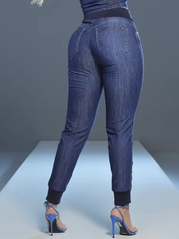 Calça Jogger Pit Bull Jeans Luxo Refinada e Moderna com Amarração