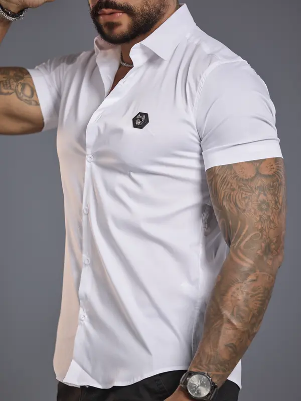 Camisa Masculina Estilosa e Versátil Pit Bull Jeans Luxo