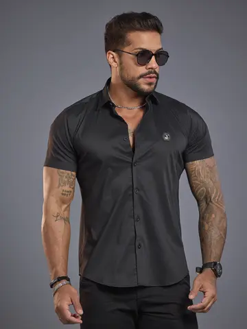 Camisa Masculina Estilosa e Versátil Pit Bull Jeans Luxo