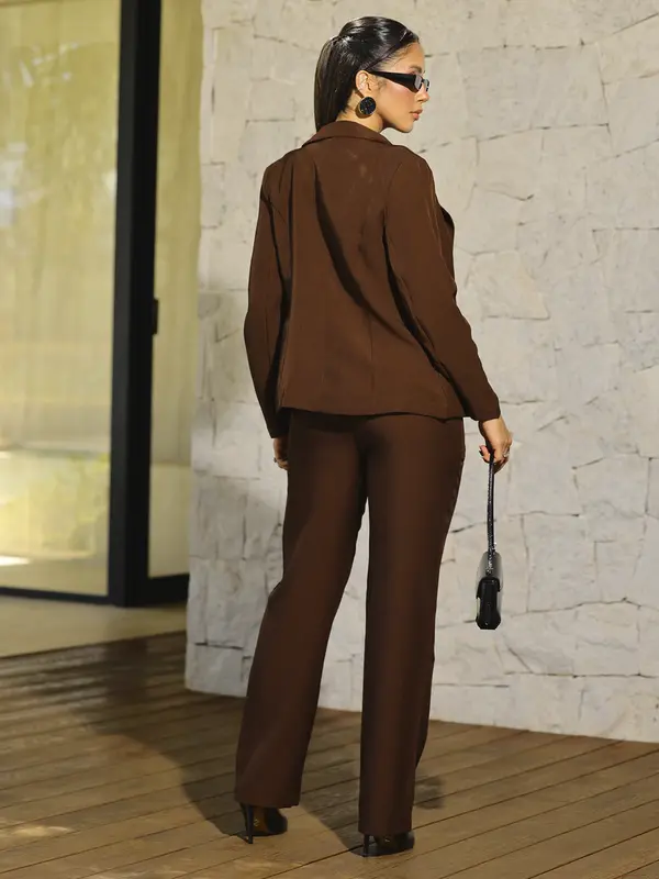 Conjunto Calça e Blazer Elegante e Refinado com Modelagem Confortável Empório Pit Bull