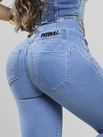 Calça Cintura Perfeita Clara Confortável e Sofisticada Pit Bull Jeans