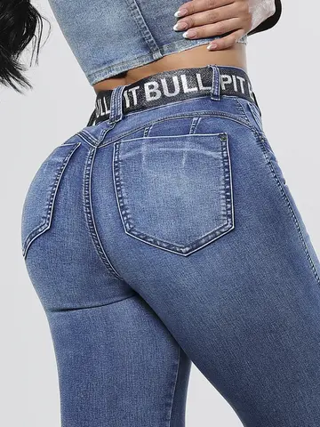 Calça Hot Pants Modeladora e Sofisticada com Cinto Pit Bull Jeans