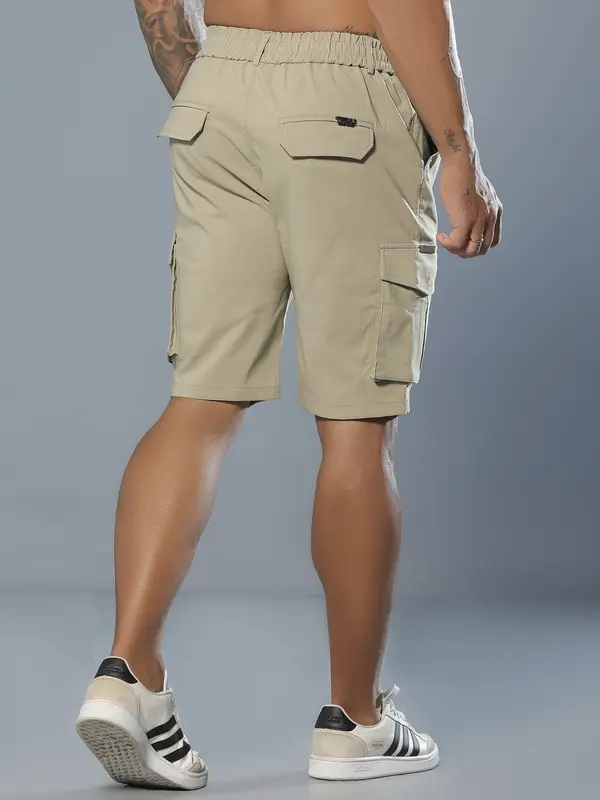 Bermuda Masculina Confortável e Casual com Bolsos Cargo Pit Bull Jeans Luxo