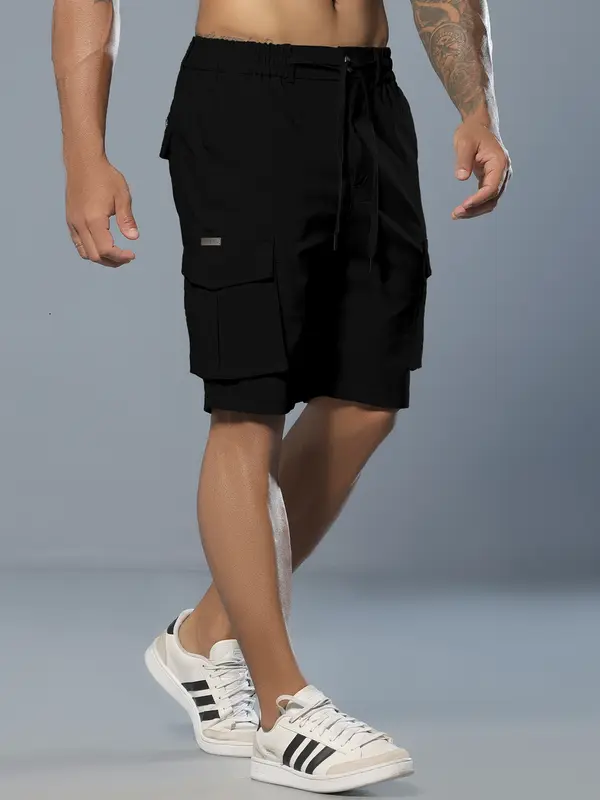 Bermuda Masculina Confortável e Casual com Bolsos Cargo Pit Bull Jeans Luxo