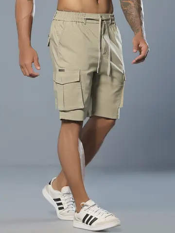Bermuda Masculina Confortável e Casual com Bolsos Cargo Pit Bull Jeans Luxo
