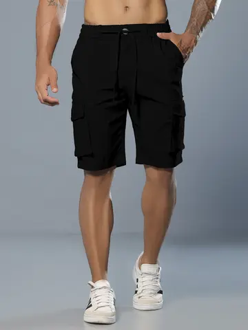 Bermuda Masculina Confortável e Casual com Bolsos Cargo Pit Bull Jeans Luxo
