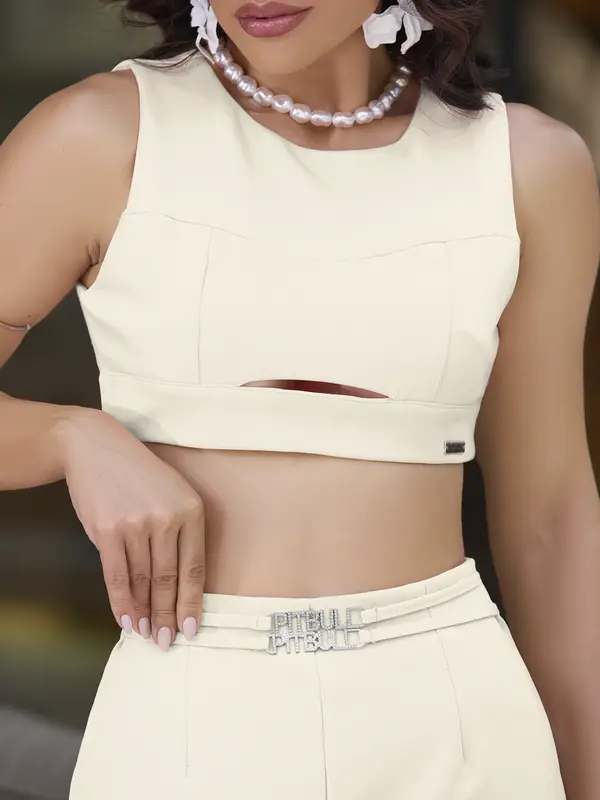 Conjunto Short e Cropped Casual e Confortável Empório Pit Bull