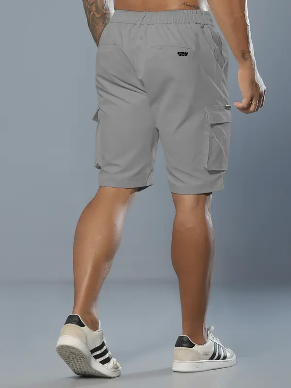 Bermuda Masculina Pit Bull Jeans Casual com Amarração e Bolsos Cargo
