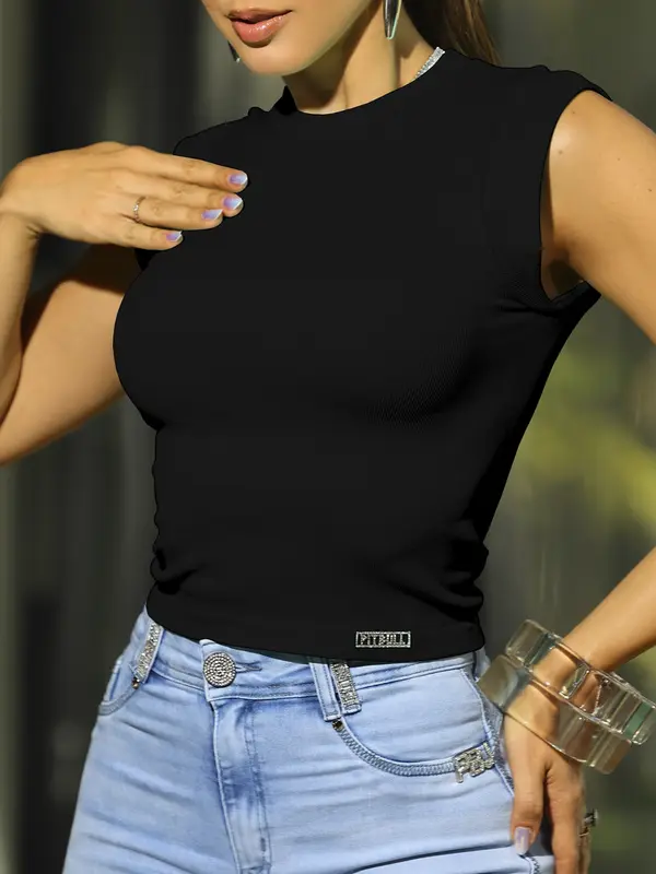 Blusa Confortável sem Costura Pit Bull Jeans Premium com Caimento Ajustado