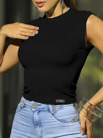 Blusa Confortável sem Costura Pit Bull Jeans Premium com Caimento Ajustado