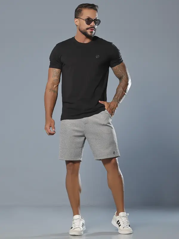 Bermuda Masculina Pit Bull Jeans Confortável e Sofisticada com Cordão