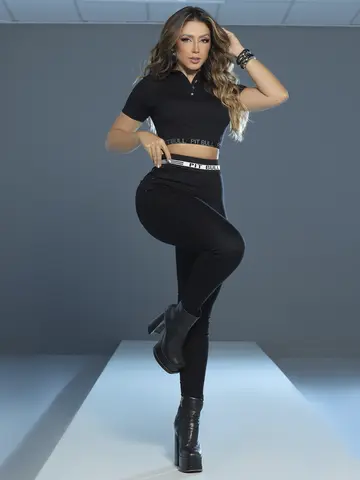 Calça Skinny Modeladora e Estruturada com Cós Personalizado Pit Bull Jeans Luxo