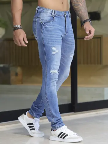 Calça Masculina Pit Bull Jeans Casual e Estilosa com Acabamento Premium
