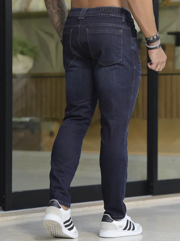 Calça Masculina Pit Bull Premium Luxo Estilosa e Casual com Lavado Escuro