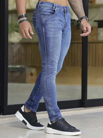 Calça Masculina Casual e Sofisticada Pit Bull Jeans com Caimento Moderno