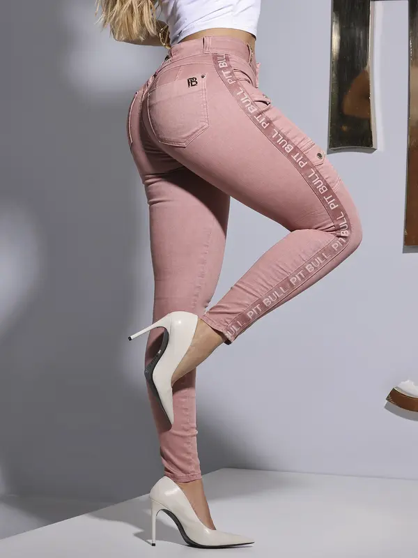 Calça Cargo Color Estilosa e Confortável com Elástico Lateral Pit Bull Jeans Luxo