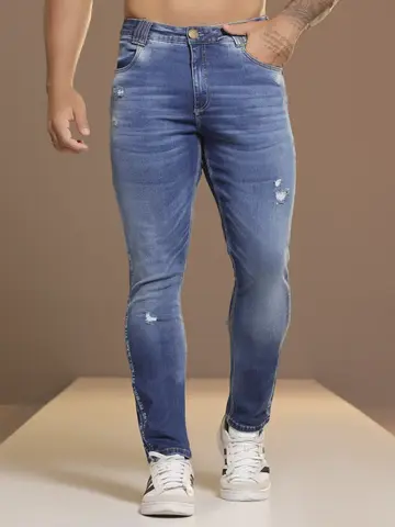 Calça Masculina Autêntica e Sofisticada com Lateral Personalizada Pit Bull Luxo