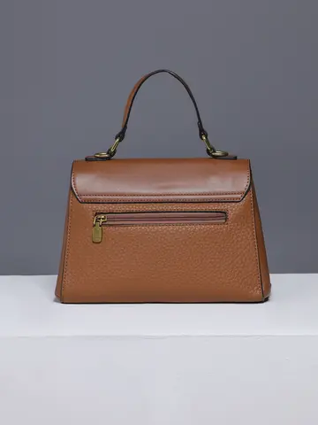 Bolsa Satchel Sofisticada com Detalhe Texturizado Pit Bull Jeans