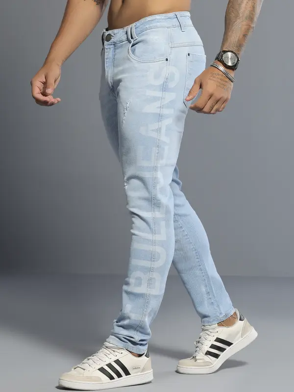 Calça Masculina Confortável e Versátil com Logomania Lateral Pit Bull Jeans Luxo