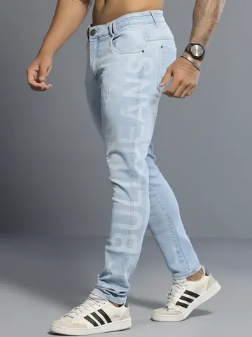 Calça Masculina Confortável e Versátil com Logomania Lateral Pit Bull Jeans Luxo