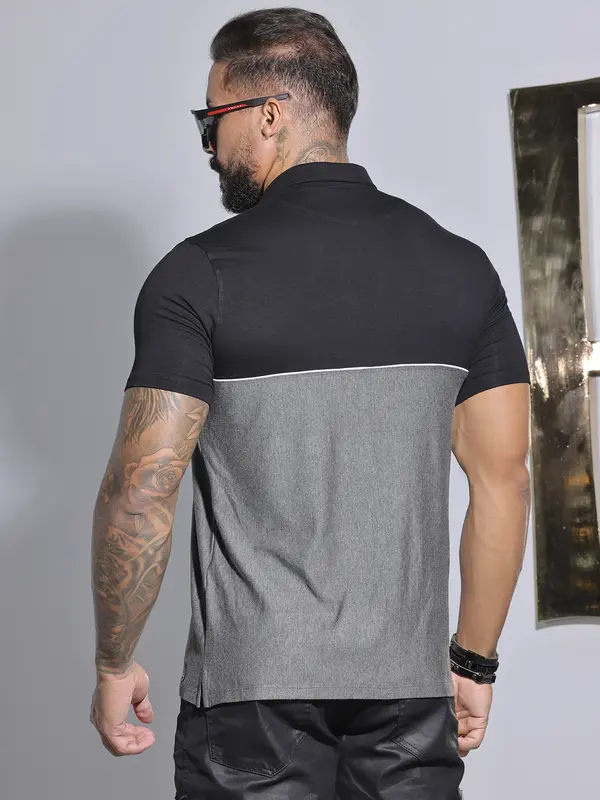 Polo Masculina Estilosa e Casual com Estampa em Relevo Pit Bull Jeans Luxo
