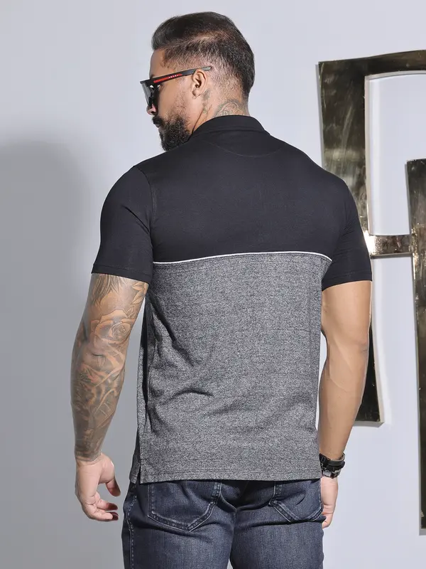 Polo Masculina Estilosa e Casual com Estampa em Relevo Pit Bull Jeans Luxo
