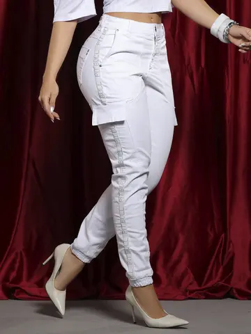 Calça Jogger Confortável e Sofisticada com Elástico Personalizado Pit Bull Jeans Luxo