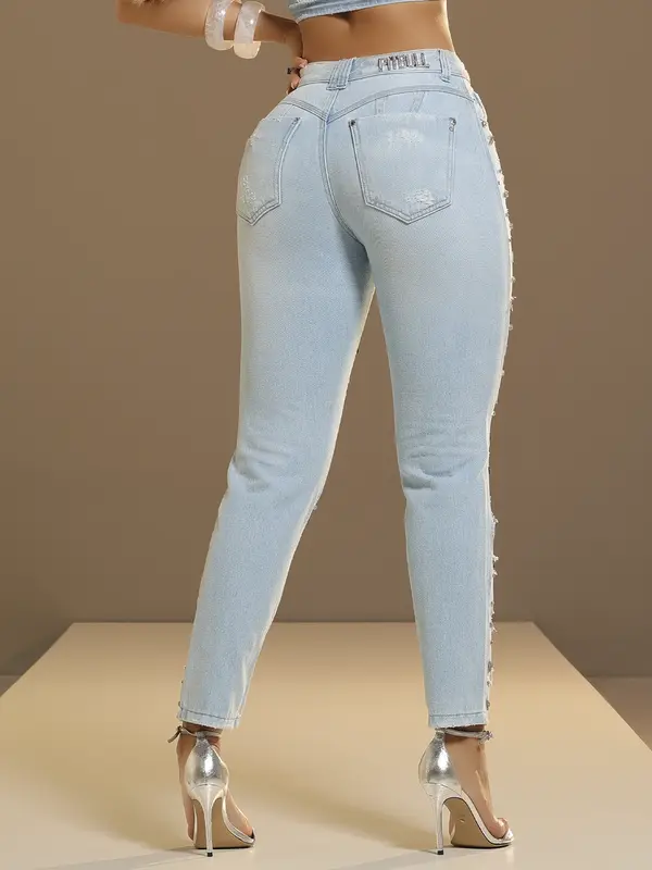 Calça Boyfriend Conceito Autêntica e Estilosa com Detalhes Únicos Pit Bull Jeans Luxo