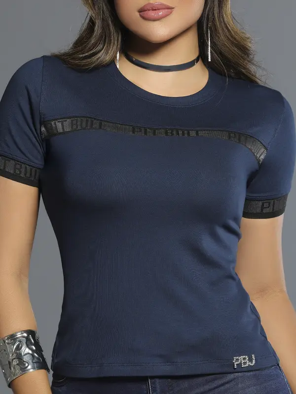 T-shirt Estilosa e Confortável com Elástico Personalizado Pit Bull Jeans Luxo