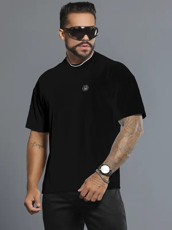 Camiseta Masculina Oversized Estilosa e Casual com Estampa Pit Bull Luxo