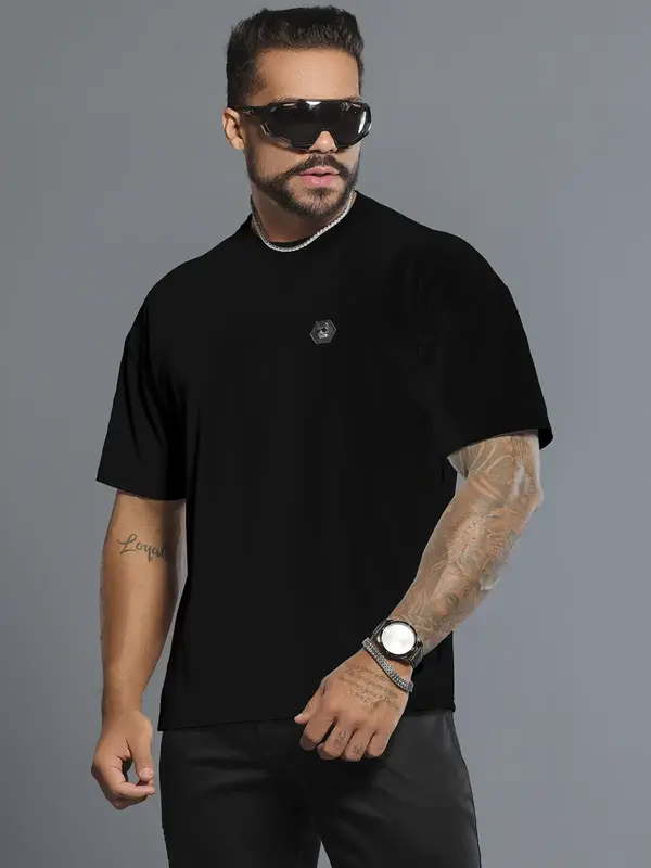 Camiseta Masculina Oversized Estilosa e Casual com Estampa Pit Bull Luxo