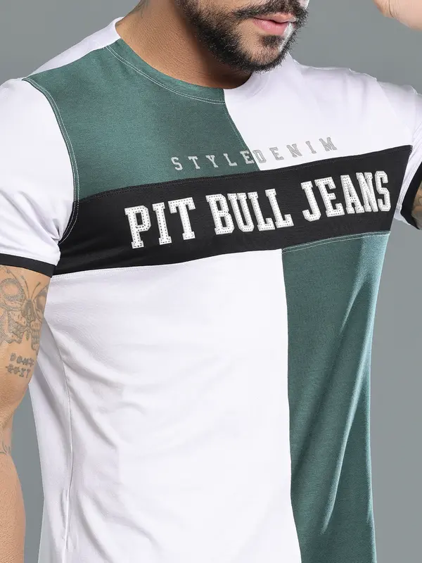 Camiseta Gola O Estilosa e Autêntica com Estampa em Relevo Pit Bull Jeans Luxo