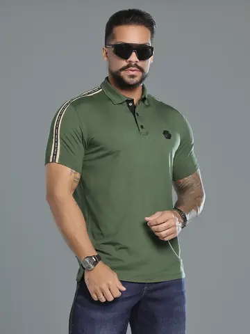 Polo Masculina Versátil e Refinada com Mangas Personalizadas Pit Bull Jeans