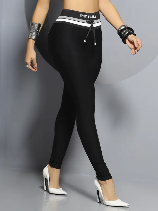 Calça Montaria Color com Ribana no Cós e Detalhe com Zíper Pit Bull Jeans