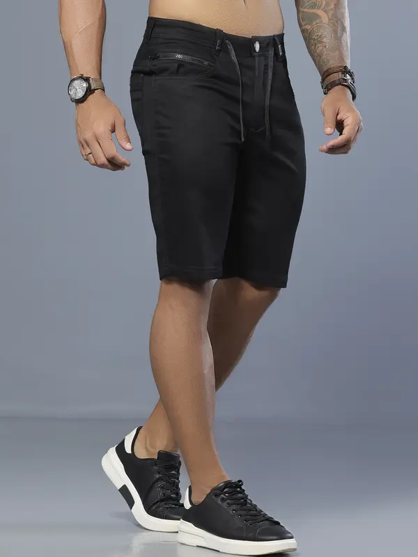 Bermuda Masculina Sofisticada e Confortável com Amarração Pit Bull Jeans Luxo