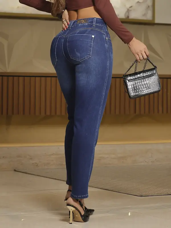 Calça Mom Confortável e Sofisticada com Modelagem Estruturada Pit Bull Jeans Premium