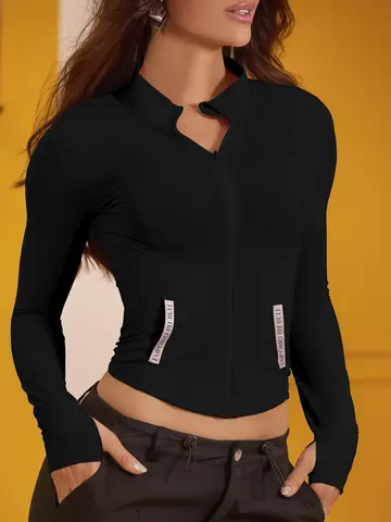 Blusa Manga Longa Sofisticada com Estilo Esportivo Empório Pit Bull