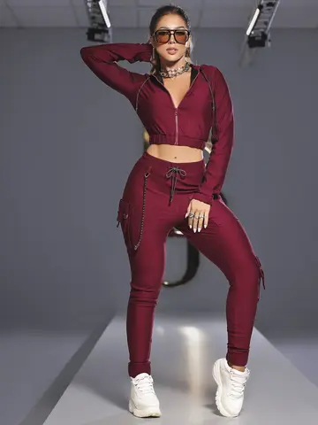 Calça Jogger Confortável e Sofisticada com Detalhes Únicos Pit Bull Luxo