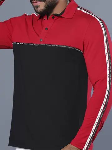 Polo Masculina Manga Longa Sofisticada com Estilo Esportivo Pit Bull Jeans Luxo