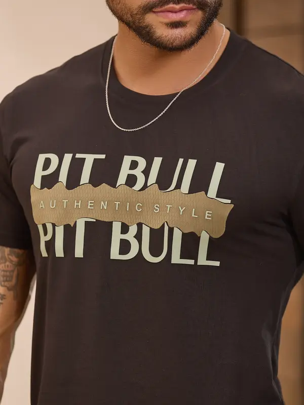 Camiseta Masculina Gola O Estilosa e Autêntica Pit Bull Jeans Premium