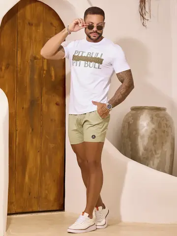 Camiseta Masculina Gola O Estilosa e Autêntica Pit Bull Jeans Premium